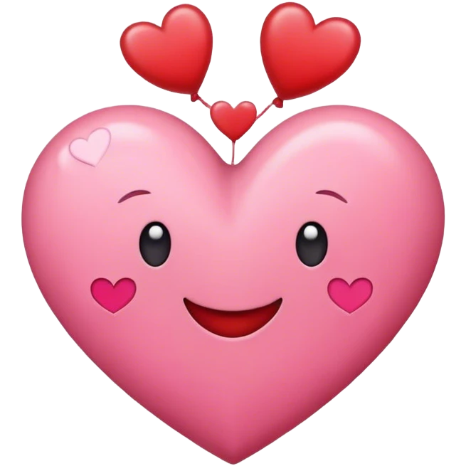 A valentine that says happy Valentine’s Day in it emoji