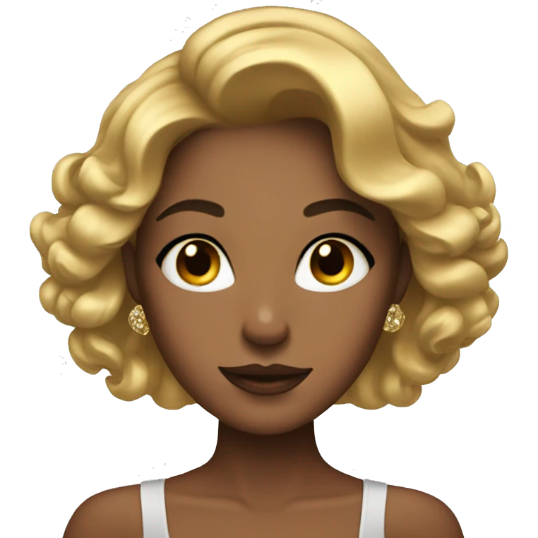 Glam girl emoji