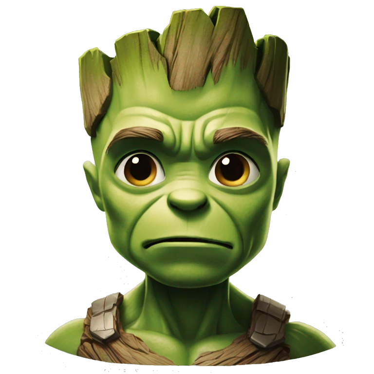 Groot hulk emoji