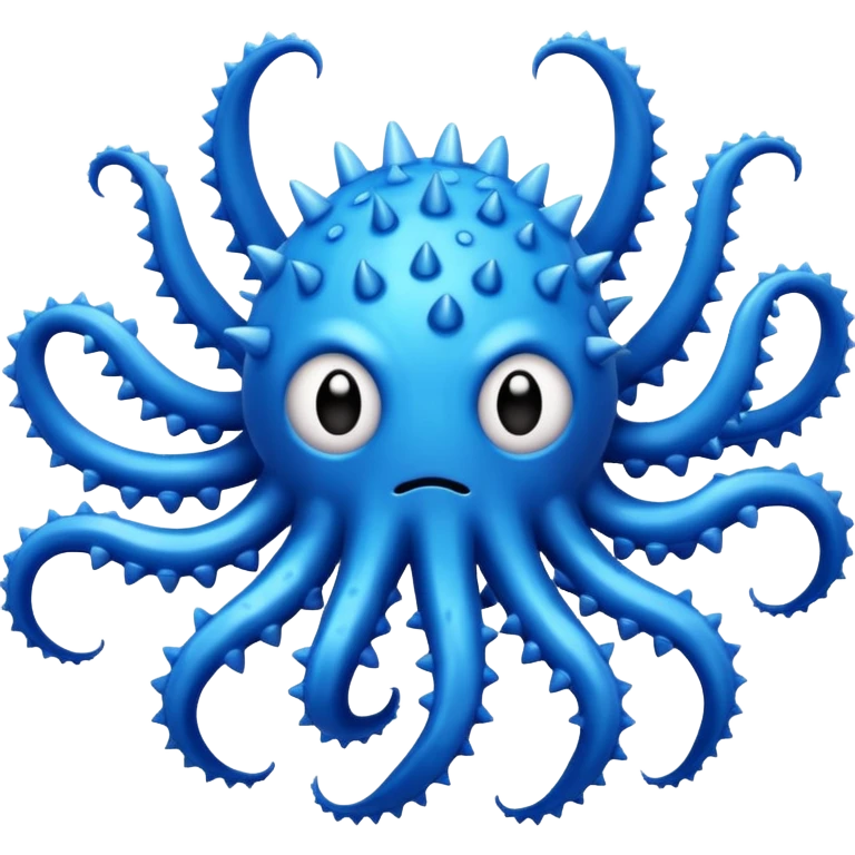 sad virus with many tentacles emoji