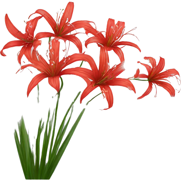 ￼ Red spider lilies  emoji
