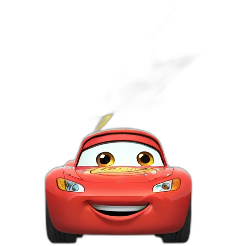 Christmas Lightning McQueen emoji