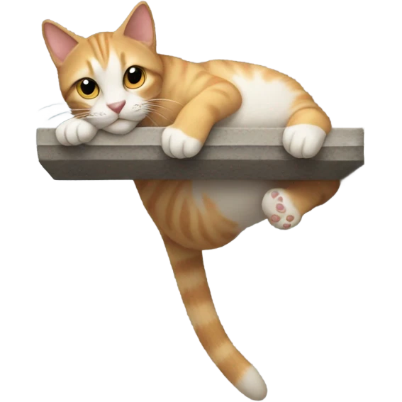 Cat hanging  emoji