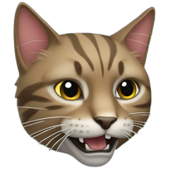 Cat headbanger emoji
