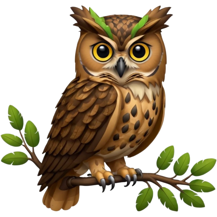 Eagle Owl Forest emoji
