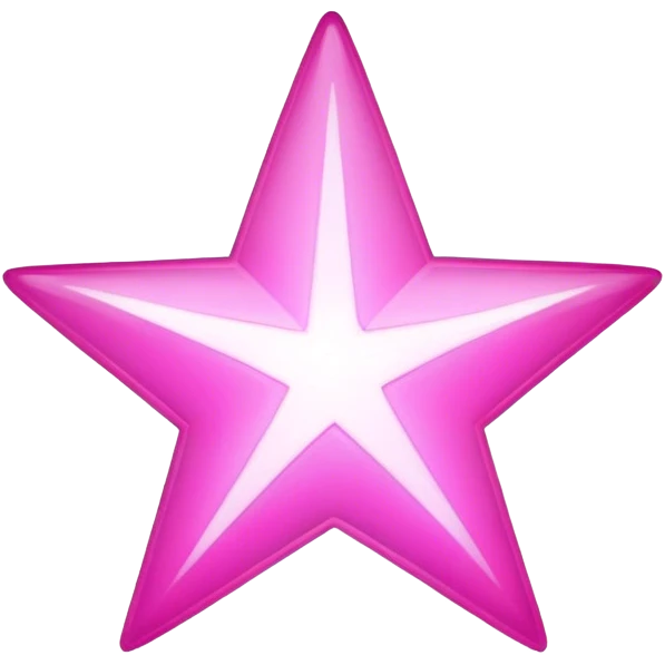 pink magic stars icon emoji