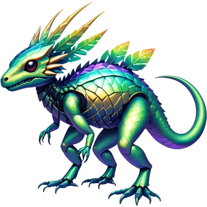  exotic tropical cyber-Fakémon-Vernid-creature emoji