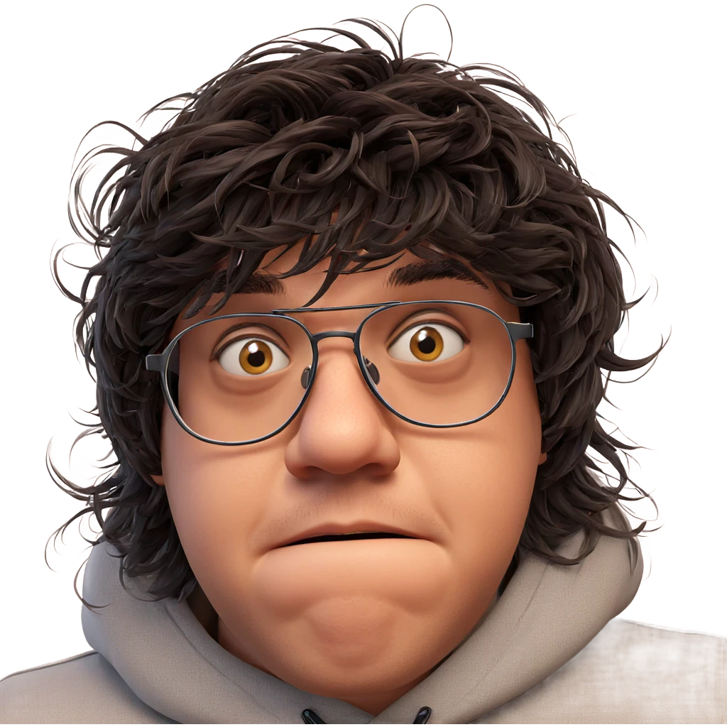 boy in glasses portrait emoji