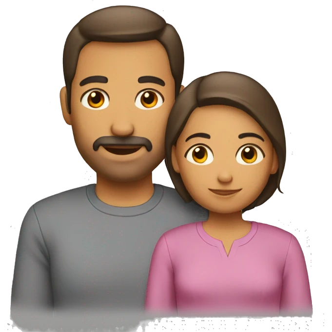 Padre, madre he hija emoji