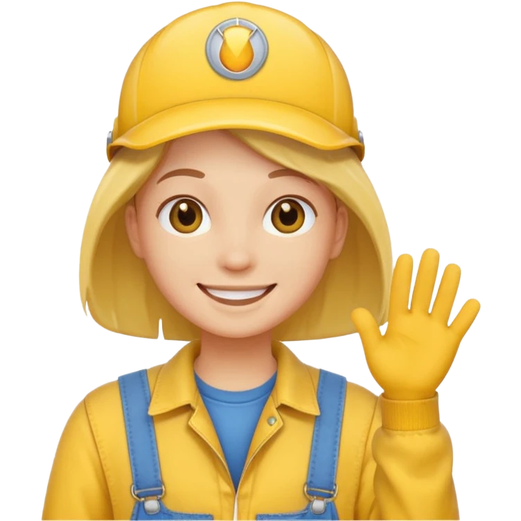 Yellow overalls emoji