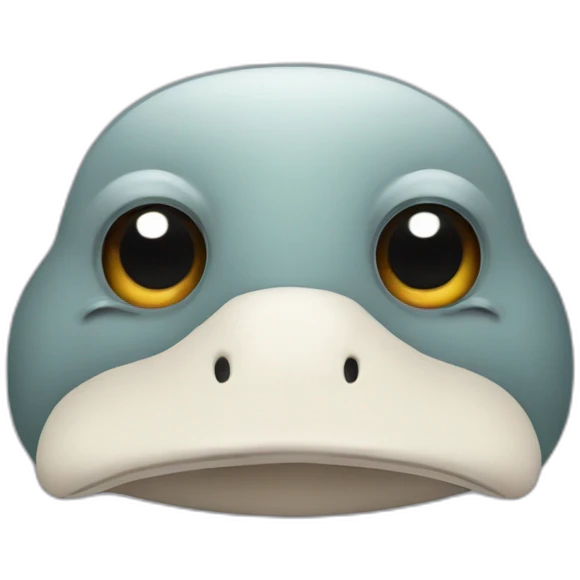 sad-white-platypus emoji