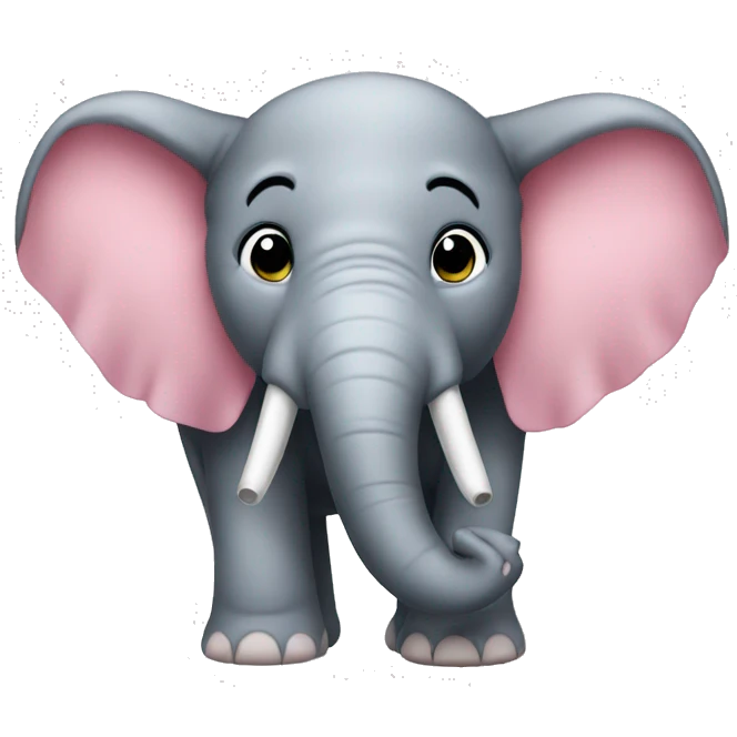 elefante rosa emoji