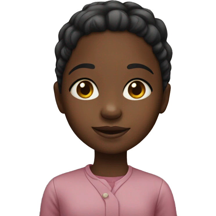 little black girl emoji