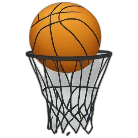 ballon de basket qui pleure emoji