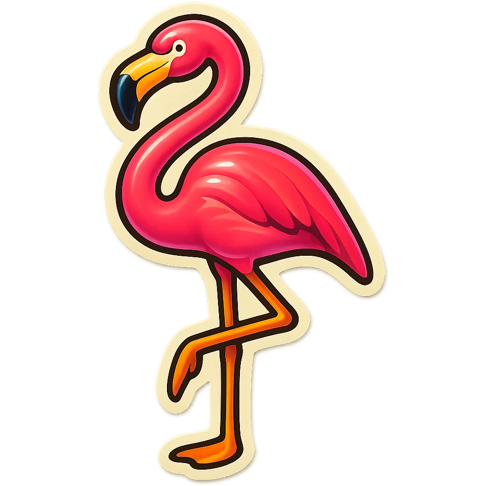 flamingo emoji