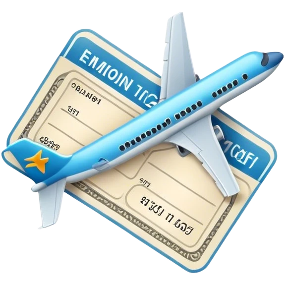 Billet d'avion  emoji