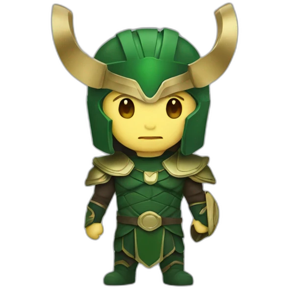 loki with helmet emoji