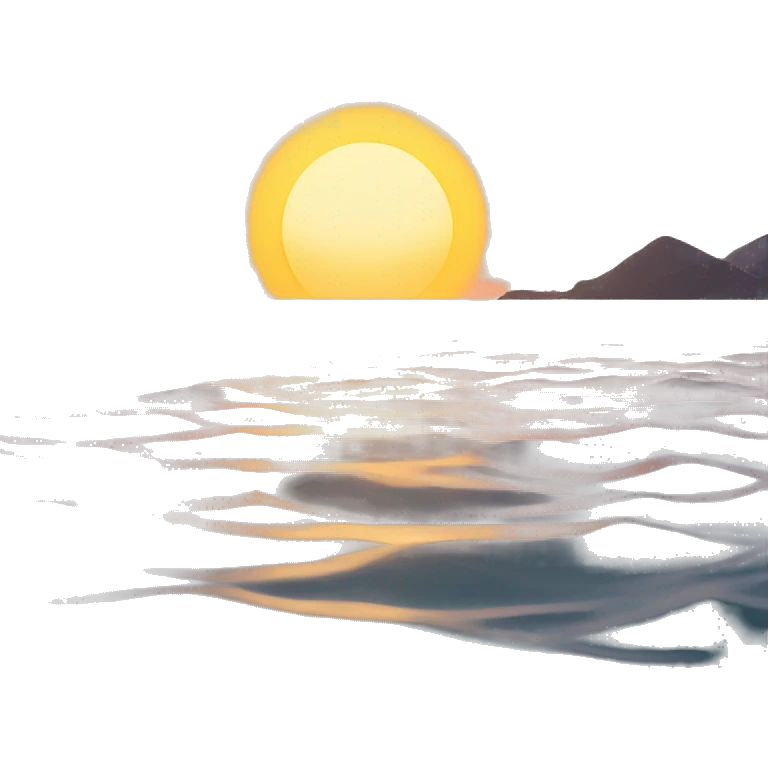 Sunrise over the sea emoji