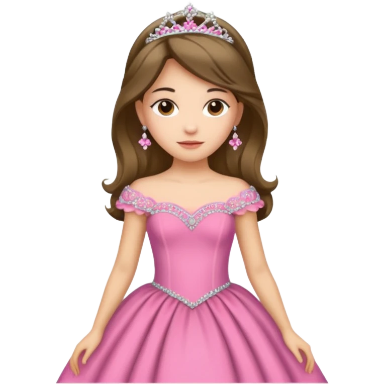 Girl with quinceañera dress emoji