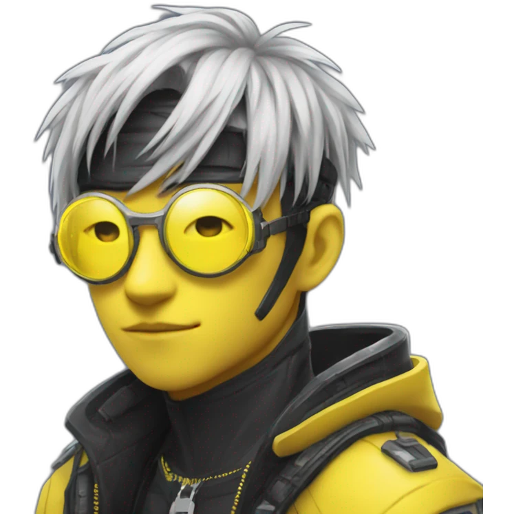 cyberpunk woohoojin banana emoji