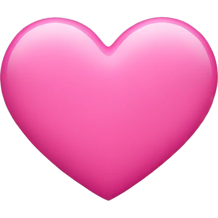 Pink heart emoji