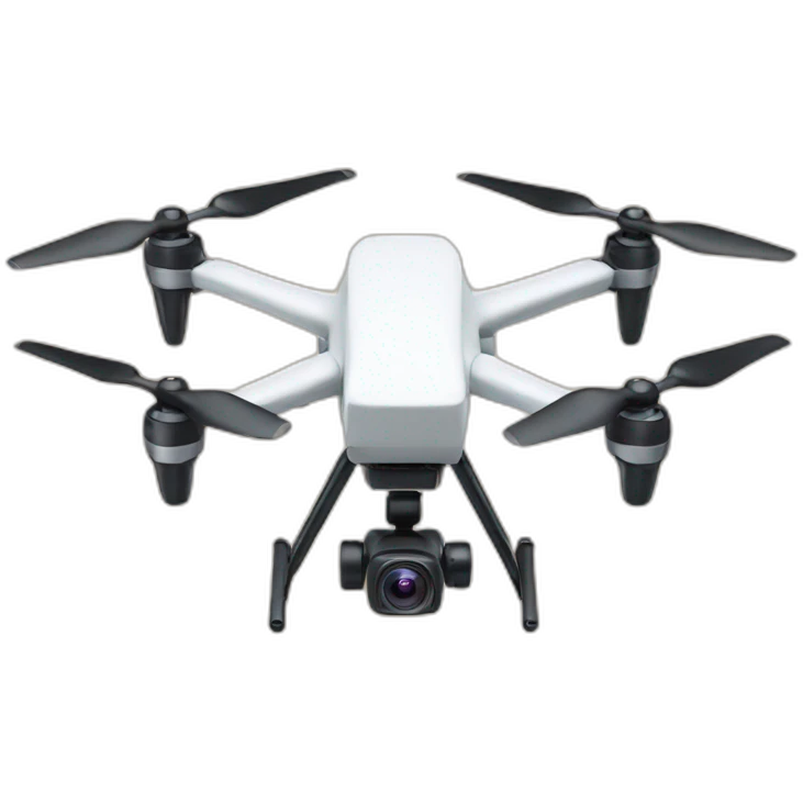 Drone with a letter M emoji