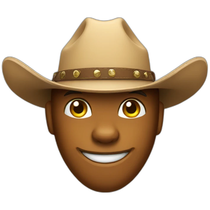 cat cowboy hat emoji