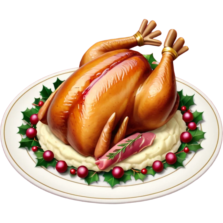 Christmas dinner emoji