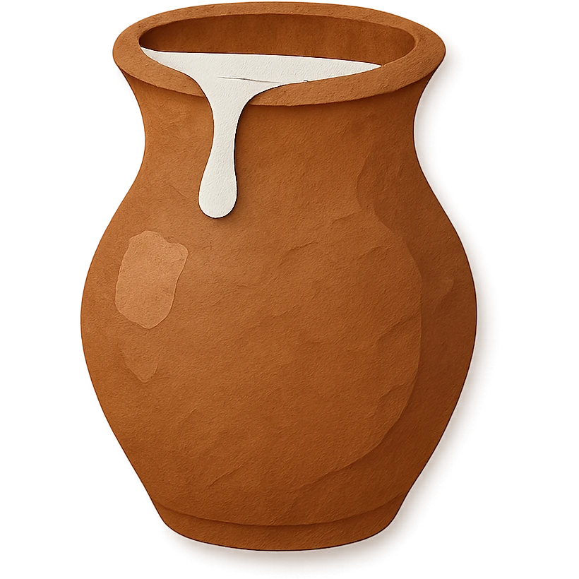 нарисуй кувшин с молоком emoji