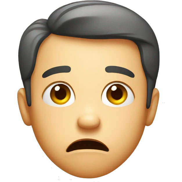 Shocked face emoji