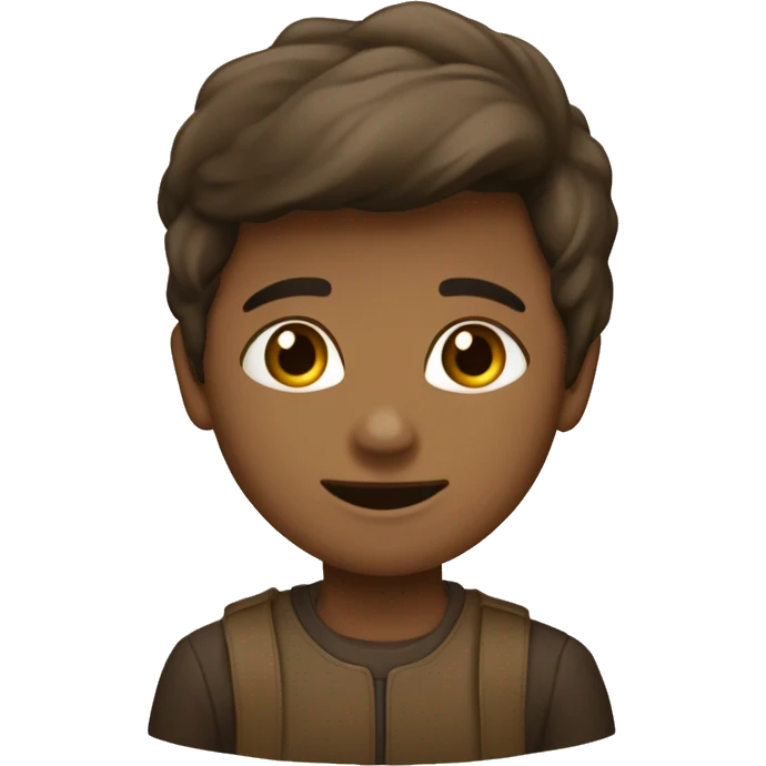 девочка с длинными темно коричневыми волосами emoji