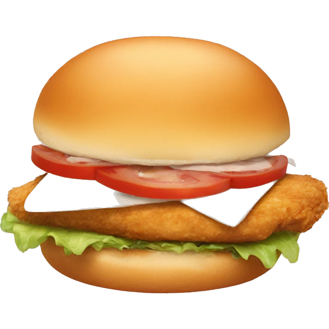 Chicken sandwich  emoji