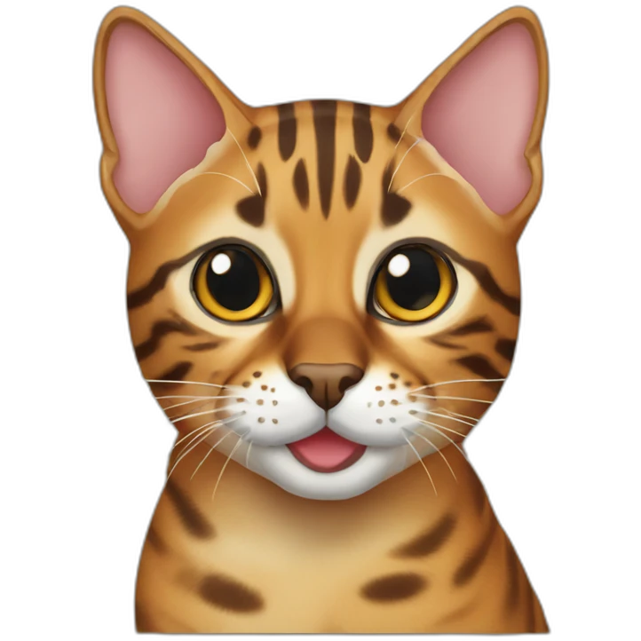 Bengal cat emoji