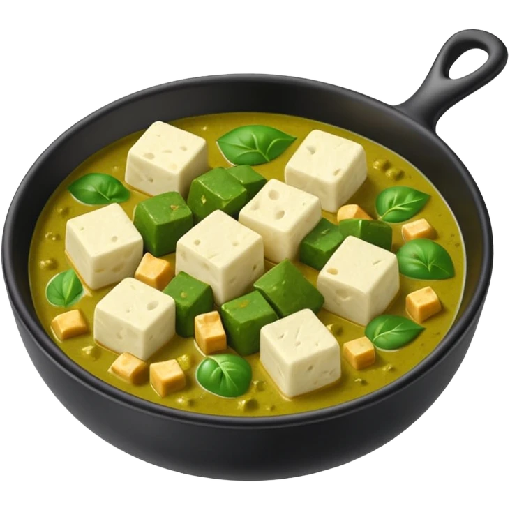 indian Palak Paneer curry emoji
