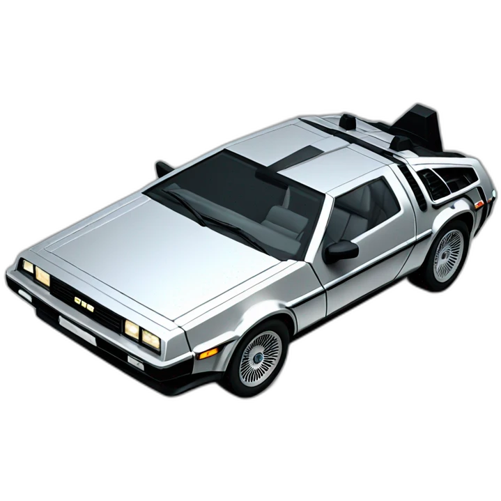 delorean emoji