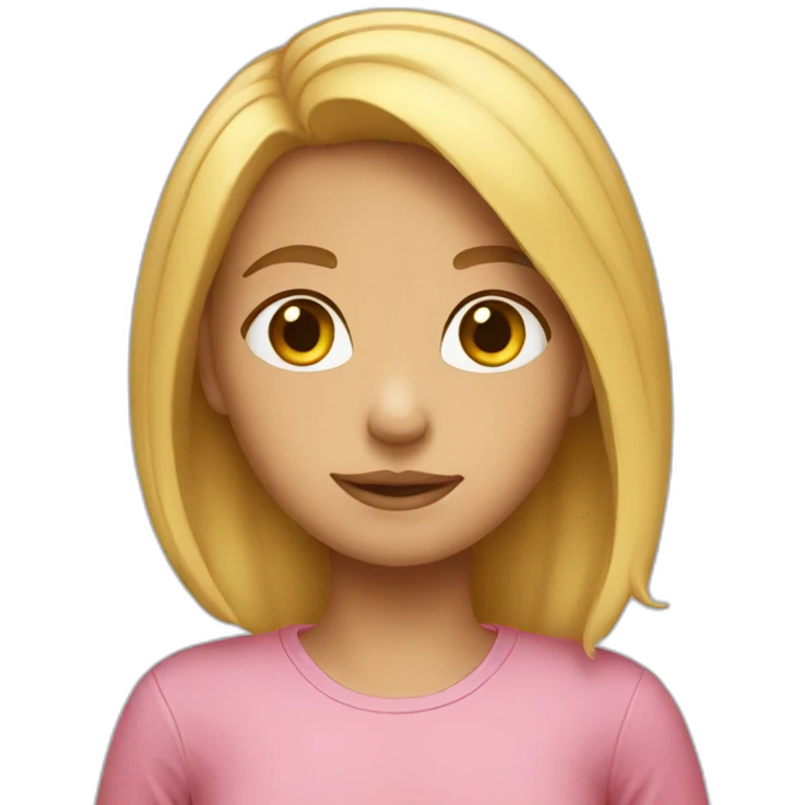 Girl who has been lied to emoji