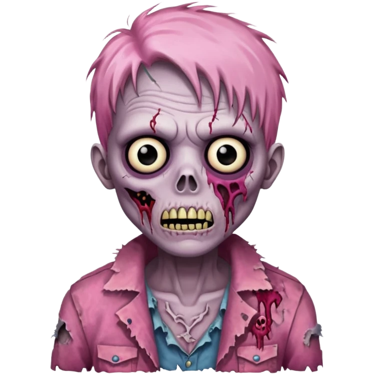 pink zombie emoji