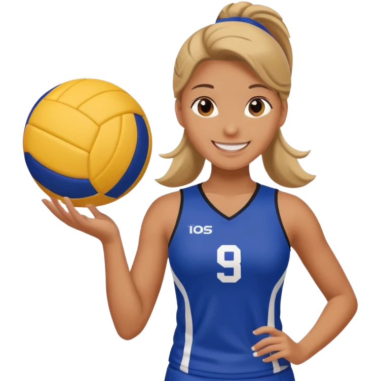Volleyball girl emoji