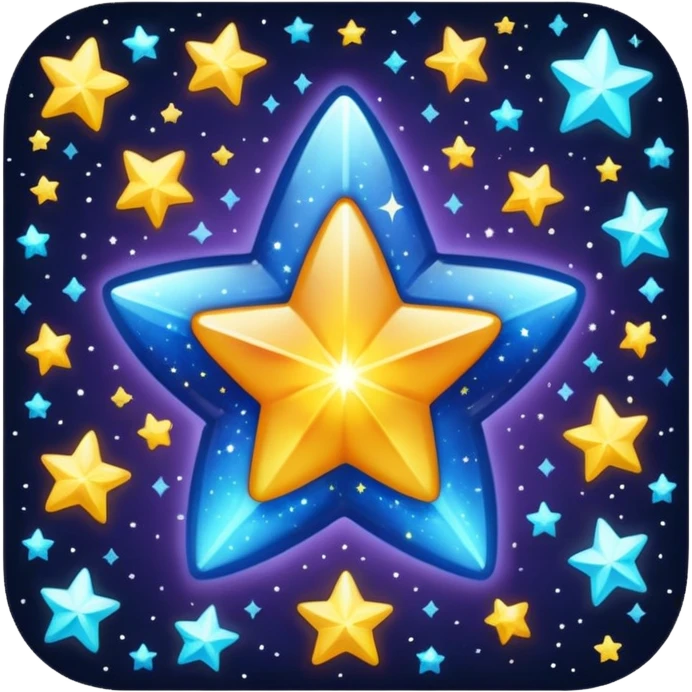 glitter starlight emoji