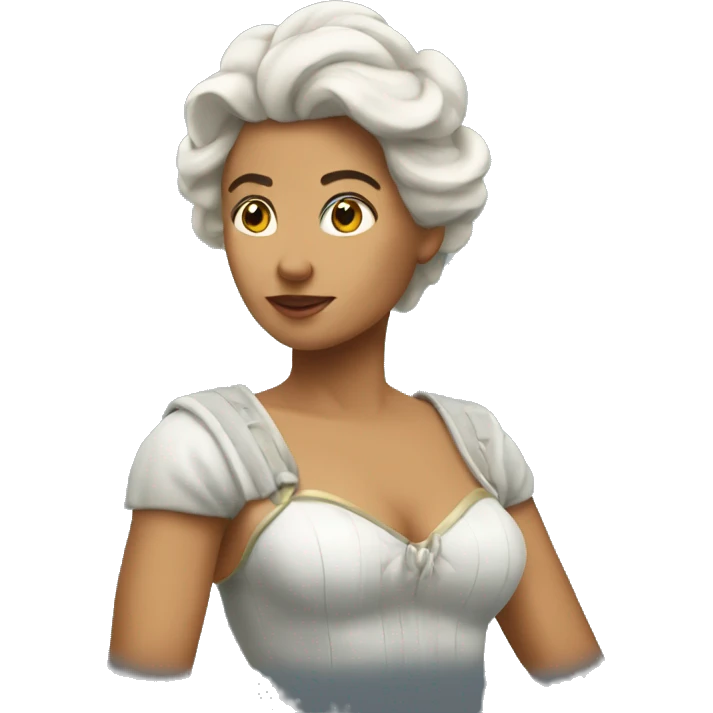 Syrena z ubraniem emoji