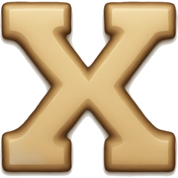 Letter X emoji