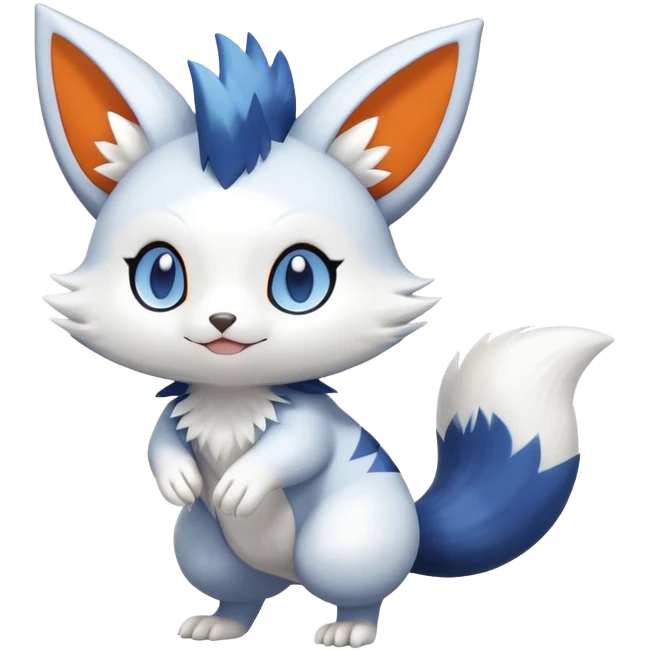 Shiny Furret-Meowstic-Zangoose-Hybrid (Full body) emoji