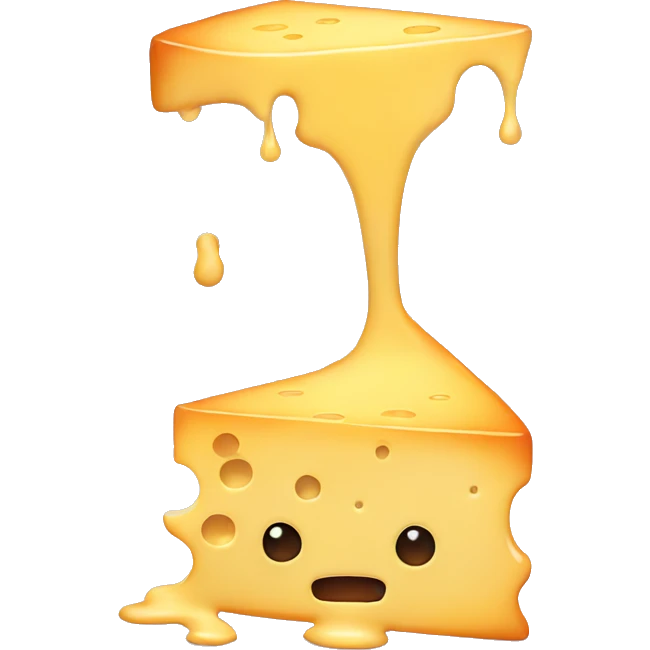 melting cheese emoji