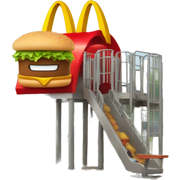 McDonald's at a playground  emoji