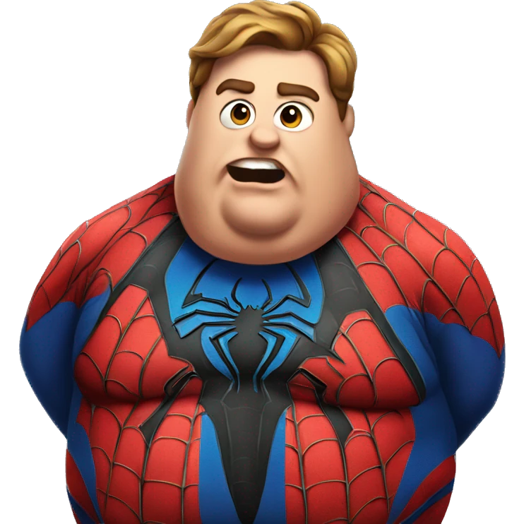 Fat spiderman emoji
