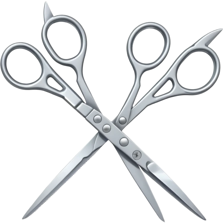 two scissors scissoring emoji