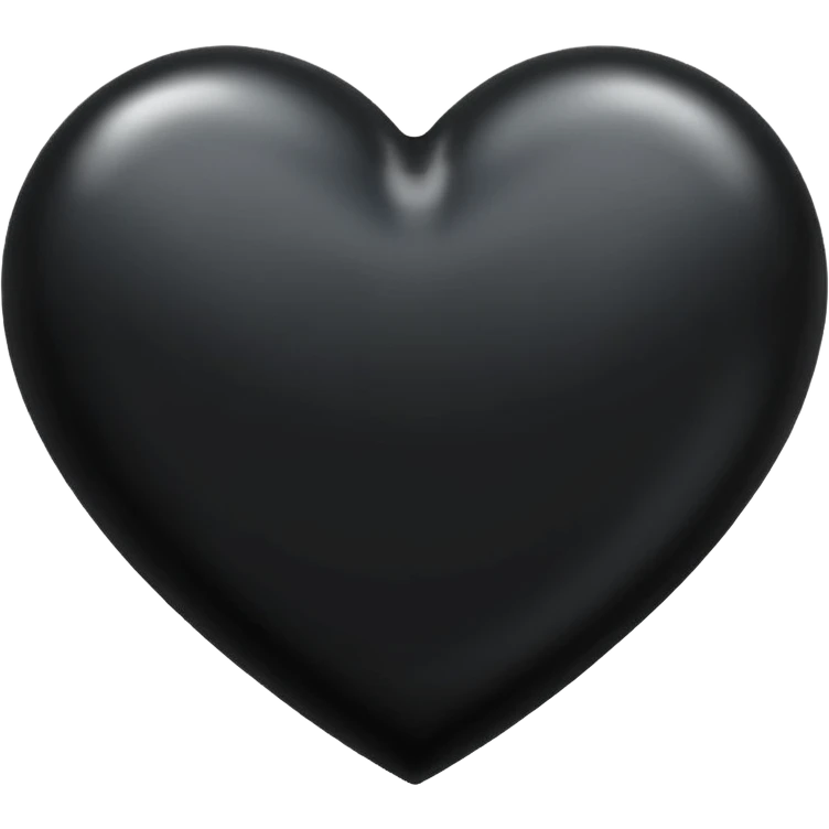 Black heart emoji