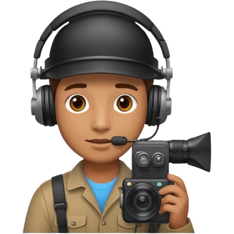 filming camera man  emoji