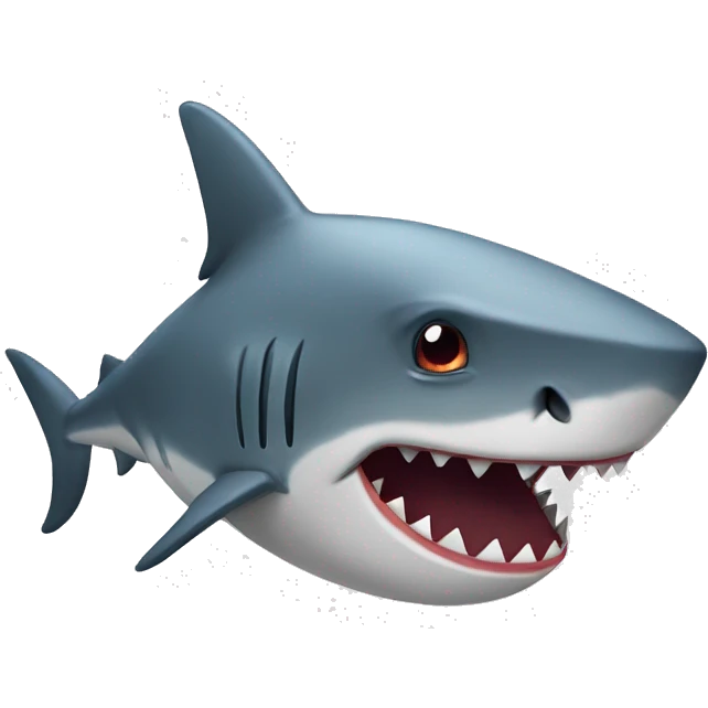 sad shark emoji