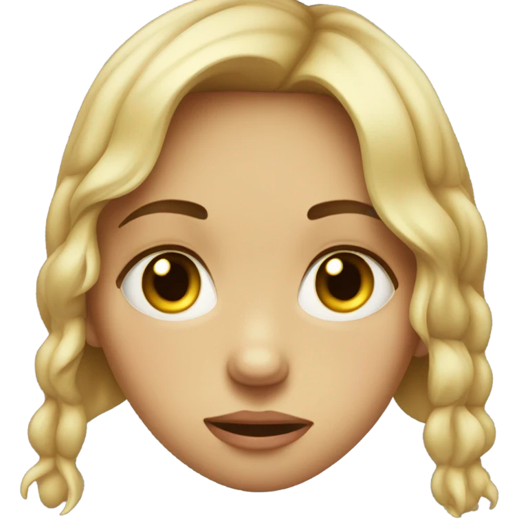 Girl crying  emoji